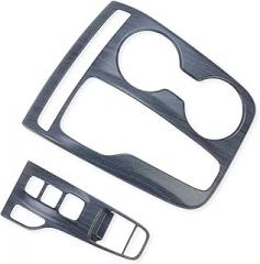 Kadore Interior for 2022 2023 Hyundai Tucson Peach Wood Style Center Console Gear Shifter Panel Frame Cover Trim LHD (Electronic Shifter Only) 2pc