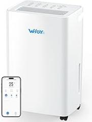 50 Pint Dehumidifier for Basement, Up to 1500-2000 Sq Ft, Smart App Control, Continuous Drain with Hose, Quiet Dehumidifier for Home & Office