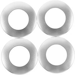 VALICLUD 4pcs Automotive Door Lock Pin Cover Stylish Interior Decor for Easy Installation Resistant Fit for Car Models