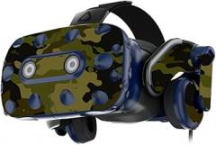 MightySkins Skin Compatible with HTC Vive Pro VR Headset - Green Camouflage | Protective, Durable, and Unique Vinyl Decal wrap Cover | Easy to Apply, Remove, and Change Styles | Made in The USA