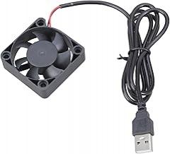 DC5V Fast Speed Cooling Fan USB Power 50x50x15mm Efficient For Computer Printer Small Exhaust For Electronics Cooling