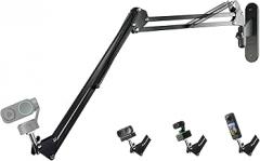 Link-2C Webcam Wall-Mount Holder Stand Compatible with Insta360 Link 2 / Link 2C / Link PTZ 4K Webcams and X4 X3 X2 Action Cameras