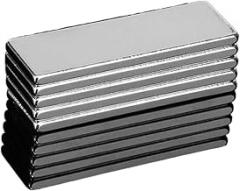 Magnets 5Pcs 30x10x2mm Rare Earth N35 Rectangle Plate Sheet Super Strong NdFeB Magnets Fridge Crafts for Acoustic Field Electronics Rare Earth Magnets Strong