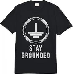 electric Wire Watt Electrician Volt Technician Stay Grounded Electronics Voltage Lineman Circuit Cable Comfort Colors Adult Heavyweight T-Shirt