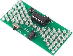 5V Electronic Hourglass DIY Kit Funny Electric Production Kits Precise with LED Lamps Double Layer PCB Board 84x40mm