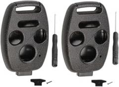 Keyless Entry Remote Key Shell Fits for 2003-2012 Honda Accord # 2006-2013 Honda Civic Ex # 2005-2006 Honda C-RV # 2009-2015 Honda Pilot # no Electronics - transponder - Batteries