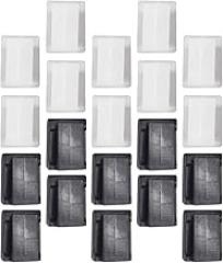 100Pcs Adhesive-Backed Cable Tie Base Holders Wire Clamp Clips for Indoor Cable Management, Self Adhesive Fixed Buckles in Black and White, Cord Organizer for Electronics and