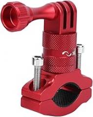 GLOGLOW Portable Electronic Device Mount 360 Degree Clamp for, Aluminium Alloy Action Camera Mount, Fits 15-32mm Pipes, 127g for, Aluminium Alloy Action Camera,