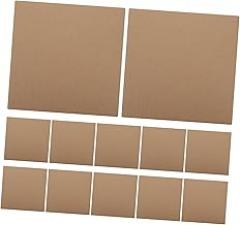 Mobestech 12pcs Cardboard Filler Insert Pads for Moving Boxes Protects Glassware Electronics and Ceramics Packing for Shipping and Storage