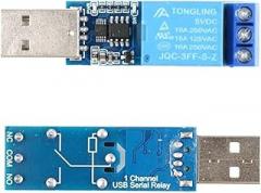 LCUS-1 USB Serial Port Control Relay Module CH340 Overcurrent Protection Electronic Converter Intelligent Control USB Switch