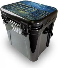 MightySkins Skin Compatible with Yeti Roadie 24 Hard Cooler LID ONLY - Over The Rhone | Protective Viny wrap | Easy to Apply and Change Styles | Made in The USA