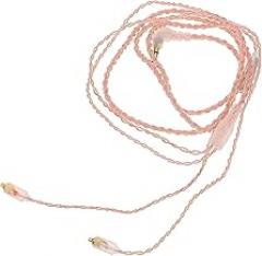 NUOBESTY Detachable Headphone Cable with Mic and in-line Control, 3.5mm Right-Angle Plug Audio Wire for Earphone Accessories and Headset Connection in Electronics