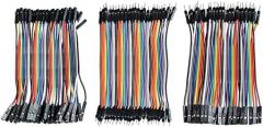 Set of 40 For Jumper Cables, 20CM Long, for Arduino and Electronics, Male to Male, Male to Female, Female to Female (M to F)