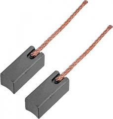 2pcs 9mm x 8mm x 20mm Carbon Motor Brush - For Car Heater Radiator Fan - With Copper Wire Electrical Spare Part Accessories Electric Brushes Set Replacement Compatible Electronic Power Tool