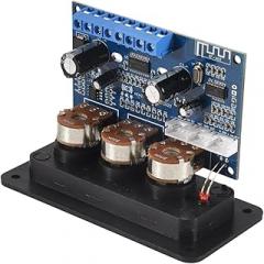 SUNRI-1Set 2.1 Channel DC12-20V Amplifier Board Subwoofer Class D Amplifier Board with AURX Cable+USpB Cable New 2026 High for Reliable Electronic Component, Precision, Stable Performance