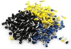 480Pcs E6012 Audio & Video Accessories 10AWG Black Yellow Blue Tube Insulated Wire Connectors & Adapters End Connector