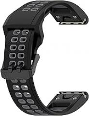 for Garmin Fenix 7S Replacement Wrist Band - 20mm Replacement Silicone Wrist Watch Band Strap Compatible For Garmin Fenix 7S 6S 5S 6S Pro