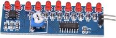 NE555+CD4017 LED Running Light Kit with Water Effect for Electronic Circuit Experimenters 2 Pcs for STEM Learners