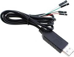 TAODAN USB to TTL Serial 3.3V Adapter Cable TX/RX Signal 4 Pin 0.1 Inch Pitch Female Connector 1m Electronics Computers Accessories