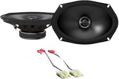 6x9 Alpine S Door Speaker Replacement Kit for 1994-02 Dodge Ram 2500/3500
