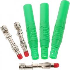 NUOBESTY 6pcs High Temperature Copper Banana Plugs Solderable Connectors with Durable Shell for DIY Projects Speaker Wiring and Professional Electronics