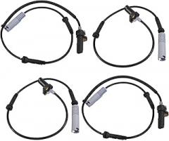 4pcS Front & Rear ABS Wheel Fits BMW 528i 2.8L 1997-1999|BMW 540i 4.4L 1997-1999 E39 34521182160 BACB12-KIT014