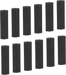 YOKIVE 50 Pcs M3 Spacers, Brass Hex PCB Standoffs Nuts, Keep Height Consistent, Great for Motherboard, Circuit Board, Electronics (Black, 20mm)