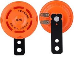 Loud 105dB Waterproof Electric Bike Horn, Electronic Bicycle Alarm with Plastic Body, for Motorcycle Scooter Bicycle Safety
