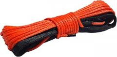 1pc Orange 4mm*15m ATV Winch Line for Electronic Winch On ATV/UTV/Snowmobile