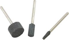 Forney 60221 Mounted Point Set with Ball, Tree and Cylindrical, 1/8-Inch Shaft, 3-Piece