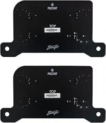 Stinger JLUAMPBRKTD & JLUAMPBRKTP Drivers and Passenger Under Seat Amplifier Brackets Compatible with 2018-2022 Wrangler JL & 2020-2022 Gladiator JT