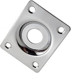 Metal Guitar Jack Cover Square Baffle Output Jack Square Plate for Les Paul for Tele Accessory