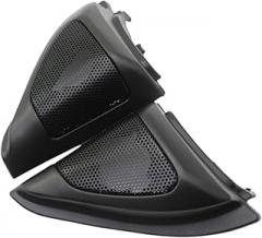 Car Front Door Trumpet Tweeter Speaker Cover/Fit for Toyota for Corolla 2000-2006 2PCS Car Tweeter Refitting Audio Door Angle Gum Speaker Cover Boxes Mounts