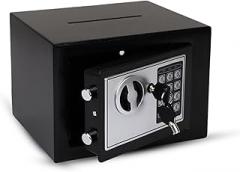 Darice Safe Box for Money – Safe with Electronic Combination Lock and Emergency Key – Cash Safe with Money Slot – Ideal for Documents, Cash, Jewelry (7.9