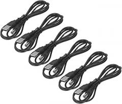 Yunir 5V DC Connector Power Cable USB 2.0 A Male to 5.5x2.1mm Charge Drum - Durable Copper Terminals - Power External DC Devices Suitable for Small Electronic Devices