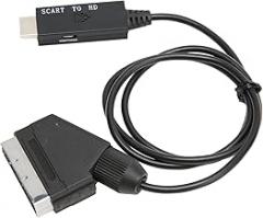 MAVIS LAVEN SCART to HD Multimedia Interface Converter, 1080P Adapter for DVD Player and VCR, Plug and Play with USB Power Supply for Modern HDTV