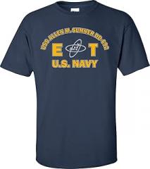 Generic USS Allen M. Sumner DD-692 Rate ET Electronics Technician T-Shirt