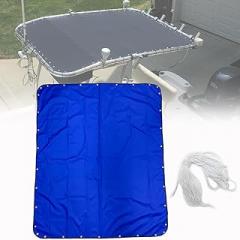Boat T-Top Shade Canvas Cover - Boat Center Console Bimini Shade Top, Marine 600D Waterproof (66