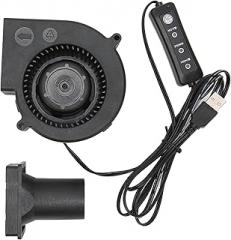 Blower Fan USB Blower Fan, 3.8in Mode 5V Brushless 3800 RPM 22 CFM Computer Cooling Fan with 3 Speed Control High Performance Computer Cooling Fan for PC Electronics 3D Printer/502