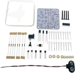 Dc 9-12V Remote Control Night Light Kit 18 Led Suite Electronic Welding Two-Level Brightness Control Night Light DIY Kits