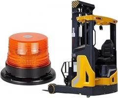 12 LED Amber Tractor Motorcycle Forklift Strobe Warning Light Beacon Truck Vehicle Emergency Flashing Lights Safe Signal Lamp New 2026 High For Reliable Electronic Component