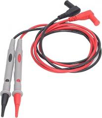 Pongnas Multimeter Test Leads Kit Fast Transmission Stable Current Durable 20A 1000V 42.5in Gold Plated Test Probes Electronic Accessories