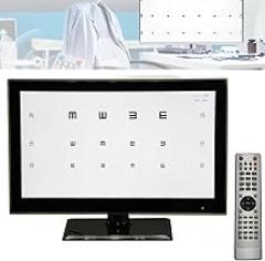 18.5/21.5 Inch Full Screen Digital Visual Acuity Chart, LCD Electronic Optical Eye Chart, Lcd Optometry Test Chart with Remote Control, Measuring Distance 1-6 Meters, Multiple Visual Targets,21.5in