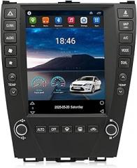 9.7 Inch Touchscreen Car Stereo Radio for Lexus ES350 2006 2007 2008 2009 2010 2011 2012, Supports Bluetooth, GPS, CarPlay, Android Auto, Reverse Camera(Size:4 Core 2+32 G)