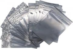 CANADUINO® 100-Pack Premium ESD Shielding ZIP Bags – 15cm x 10cm – Heavy-Duty 6 Mil (150µm) Thickness – Anti-Static, Metal-In Protection for Electronics, PCBs, and Components