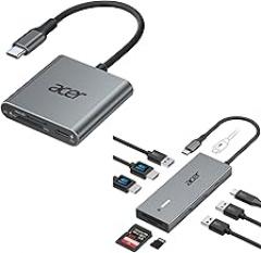 3 in 1 SD 4.0 Card Reader Bundle with 9 in 1USB C Docking Station