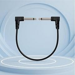 3PCS 6.35mm Guitar Patch Cables, Right to Right Instrument Cables for Pedalboards, Electric Guitar (11.81 in|30 cm)