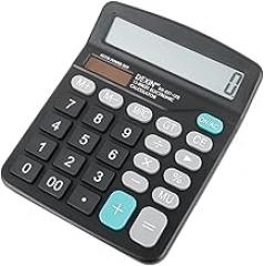 12 Digit Office Calculators Solar/Battery Powered Mechanical Calculators with Large LCD Display and Big Buttons Solar Powered Calculator for School