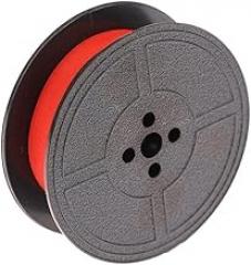 Red and Black Typewriter Ribbon for Calculator - 12.7mm x 5M Nylon Ink Ribbon Spool Compatible with OKI ML80/ML81/ML82/ML83/92/93, TEC EPS600/MA1100/M2600