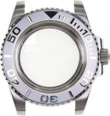 Silver Stainless Steel Yacht Design with Sapphire Crystal Water Resistant Watch Case for Nh35 Nh36 Mechanical Automatic Movement(2)